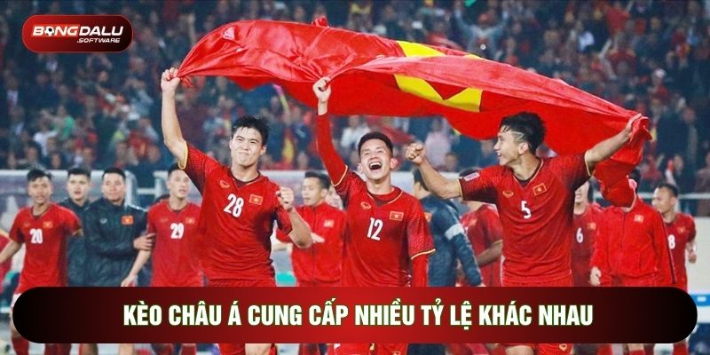 Kèo châu Á cung cấp nhiều tỷ lệ khác nhau
