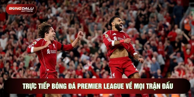 Trực tiếp bóng đá Premier League về mọi trận đấu